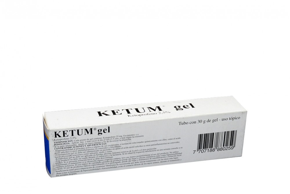 Comprar Ketum Gel Caja Con Tubo X 30 G En Farmalisto Colombia