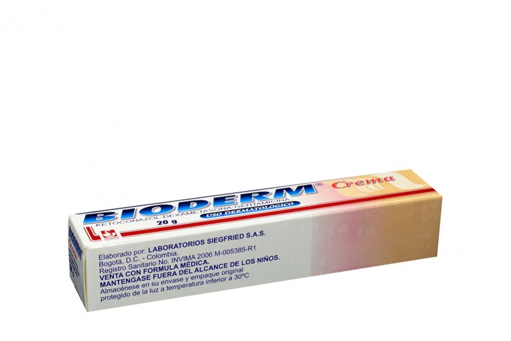 Comprar Bioderm Crema Caja Con Tubo X 20 G En Farmalisto Colombia