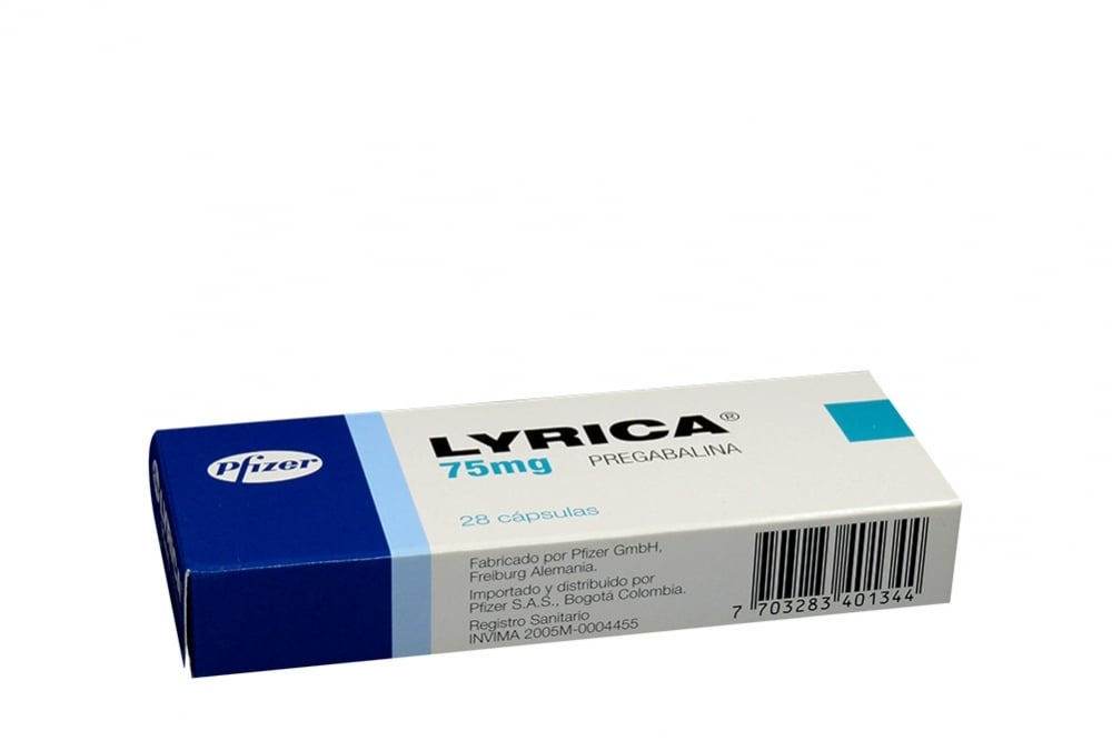 Comprar Lyrica 75 mg Caja Con 28 Cápsulas En Farmalisto Colombia