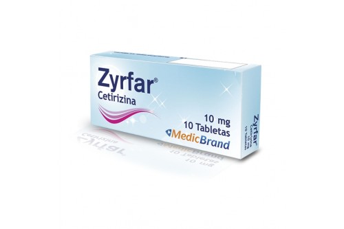 Zyrfar 10 Mg Caja Con 10 Tabletas