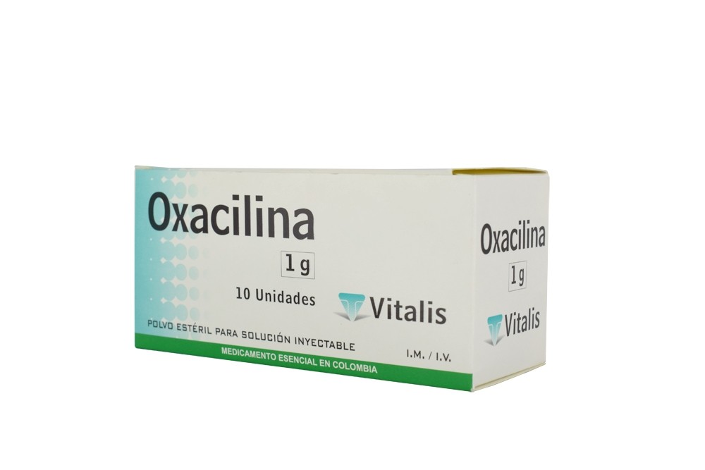 Oxacilina 1 g Caja x 10 Viales Polvo Para Reconstituir A Solución Rx Rx2