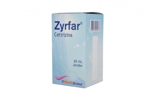 Zyrfar 0.1 % Jarabe Caja Con Frasco Con 60 Ml