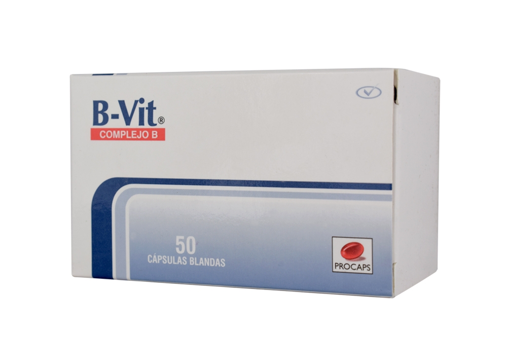 Comprar B-Vit Complejo B Caja 50 Cápsulas En Farmalisto Colombia