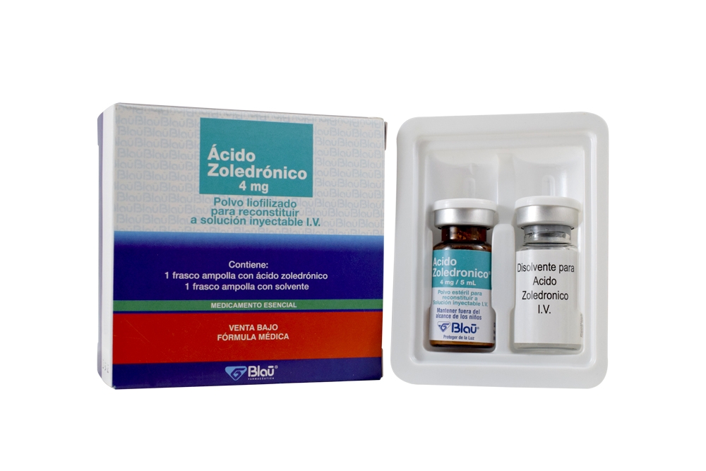 Comprar Ácido Zoledronico 4 mg Frasco 5 mL En Farmalisto Colombia