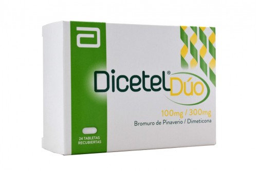 Dicetel Dúo Caja Con 100/300 Mg Caja Con 24 Tabletas Recubiertas