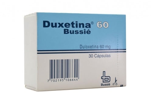 Duxetina 60 mg Caja Con 30 Cápsulas Rx Rx1