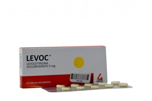 Levoc 5Mg Caja Con 10 Tabletas Recubiertas