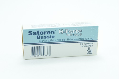 Satoren H Forte 100 / 12.5 mg Caja Con 30 Tabletas Rx Rx4