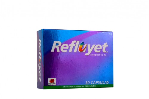 Refluyet 15 Mg Caja Con 30 Cápsulas Rx Rx1