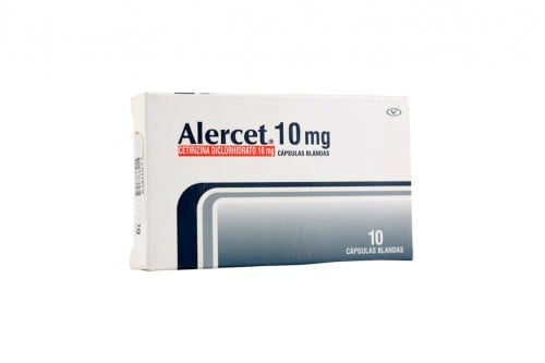 Alercet 10 Mg Caja Con 10 Cápsulas Blandas