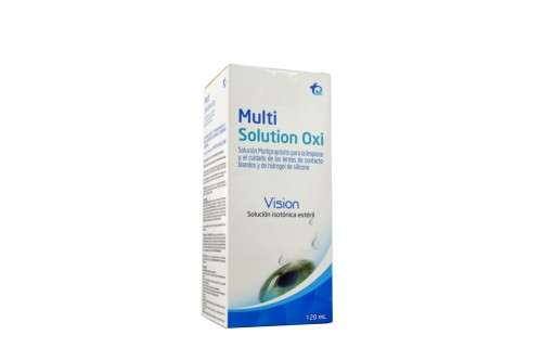 Multi Solution Oxi Solución Isotónica Estéril Caja Con Frasco Con 120 mL