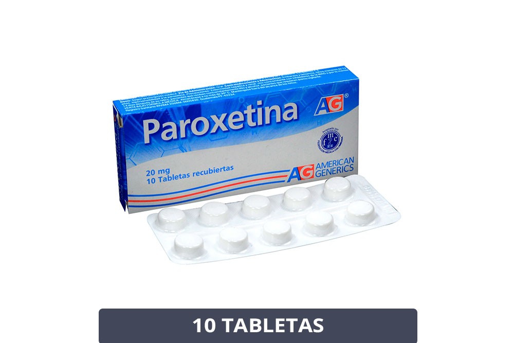 Comprar Paroxetina Tabletas 20 Mg Caja X 10 En Farmalisto Colombia