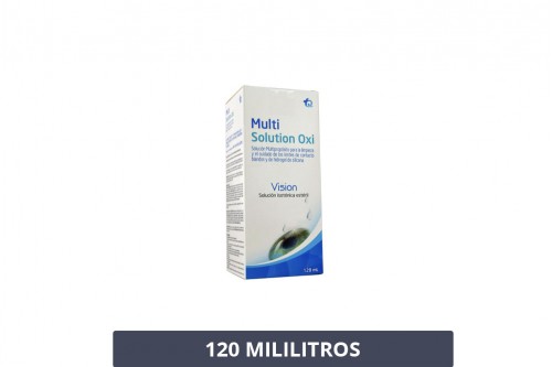 Multi Solution Oxi Solución Isotónica Estéril Caja Con Frasco Con 120 mL