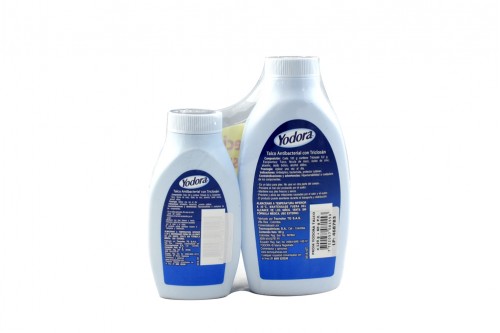 Talco Antibacterial Yodora Frasco Con 120 G + Frasco Con 60 G