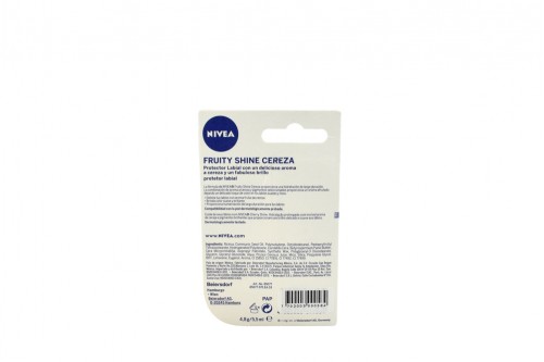 Protector Labial Nivea Empaque Con Tubo Con 4.8 g – Sabor Cereza