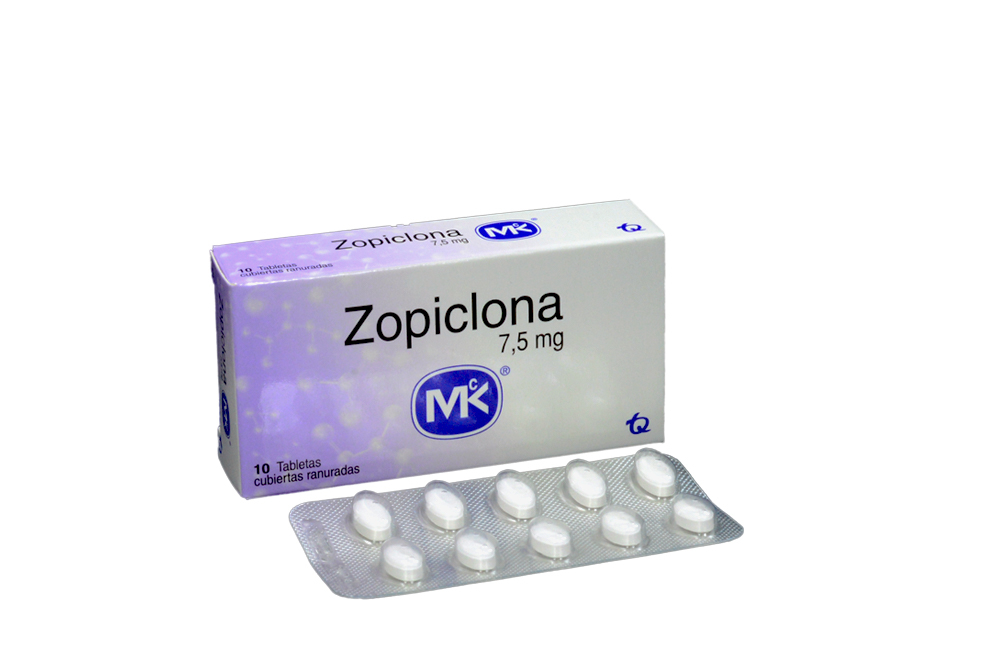 Comprar Zopiclona MK 10 Tabletas Cubiertas En Farmalisto Colombia