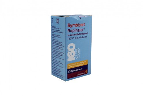 Symbicort Rapihaler 160 / 4.5 mcg Caja Con Frasco Con 120 Dosis Rx Rx1 Rx4