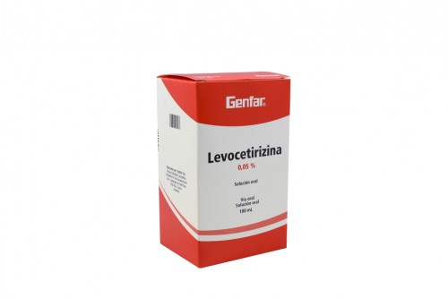 Levocetirizina Solución Oral 0.05% Frasco Con 100 Ml