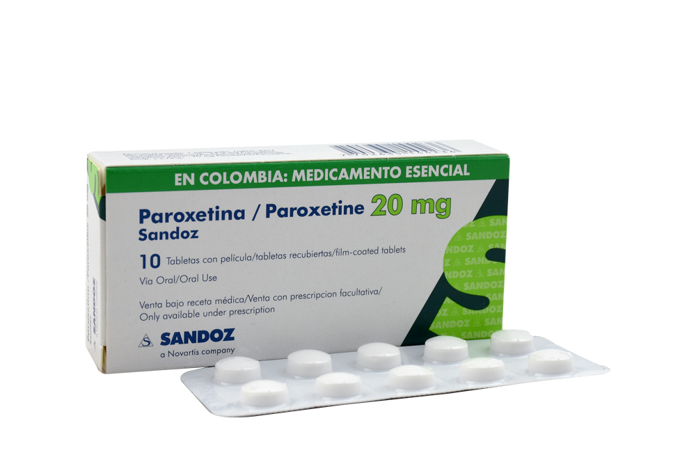Comprar Paroxetina 20 Mg X 10 Tabletas Rx En Farmalisto Colombia 7494