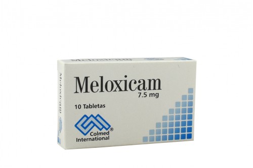 Meloxicam 7,5 mg Caja Con 10 Tabletas Rx