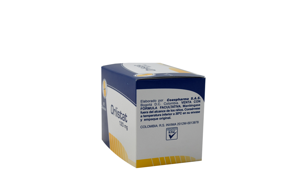 Comprar Orlistat 120mg Caja 60 Capsulas En Farmalisto Colombia.