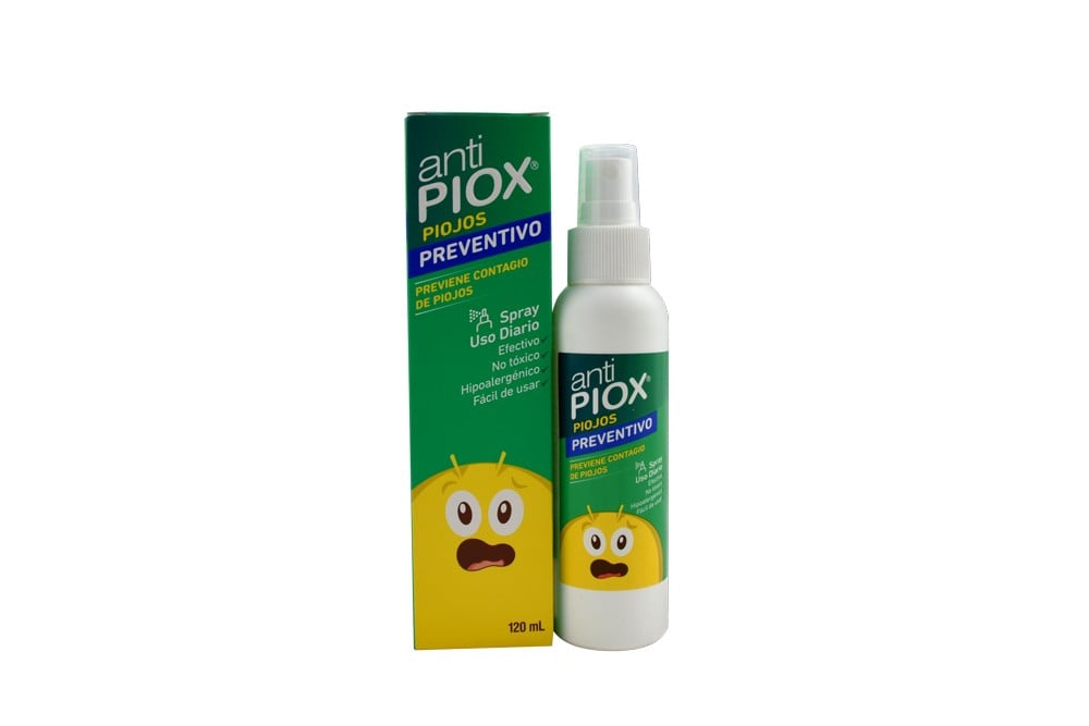 Antipiox Tratamiento Preventivo Antipiojos Caja Con Frasco Con 120 mL