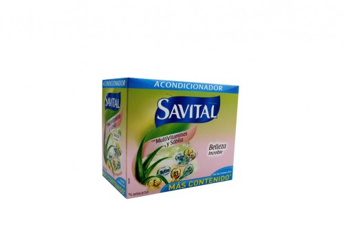 Acondicionador Savital Con Multivitaminas Caja Con 20 Sobres