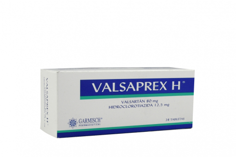 Valsaprex H 80 / 12.5 mg Caja Con 28 Tabletas Rx Rx4