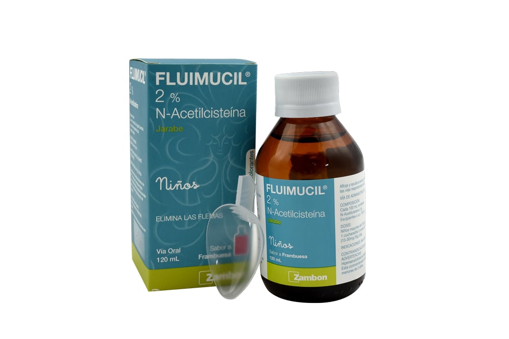 Comprar Fluimucil Jarabe 2% Frasco 120 mL En Farmalisto Colombia