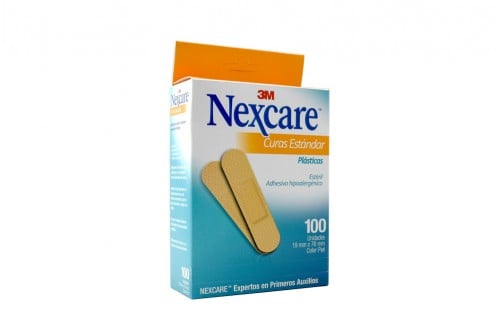 Curas Estandar 3M Nexcare Caja Con 100 Unidades