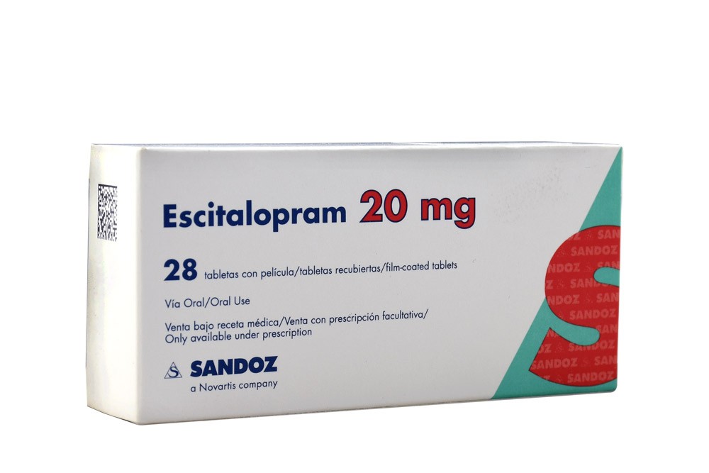 Comprar Escitalopram 20 mg Con 28 Tabletas En Farmalisto Colombia