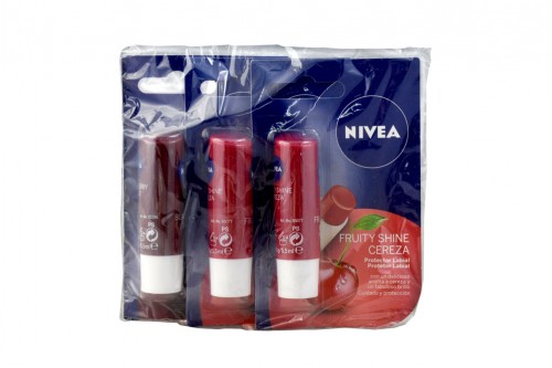 Protector Labial Nivea Cherry Pague 2 Lleve 3 unidades