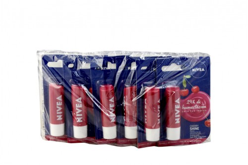 Protector Labial Nivea Pague 8 Lleve 12 unidades