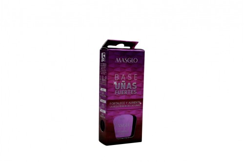 Base Masglo Uñas Fuertes Caja Con Frasco Con 13.5 mL