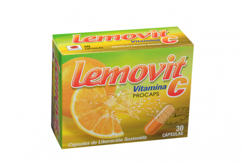 Lemovit C Liberación Sostenida Caja Con 30 Cápsulas