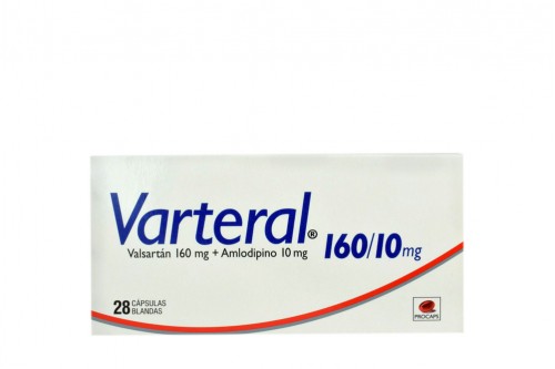 Varteral 160 / 10 Mg Caja Con 28 Cápsulas Rx Rx4 Rx1