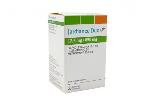 Jardiance Duo 12.5 / 850 mg Caja Con 60 Tabletas Rx Rx1 Rx4