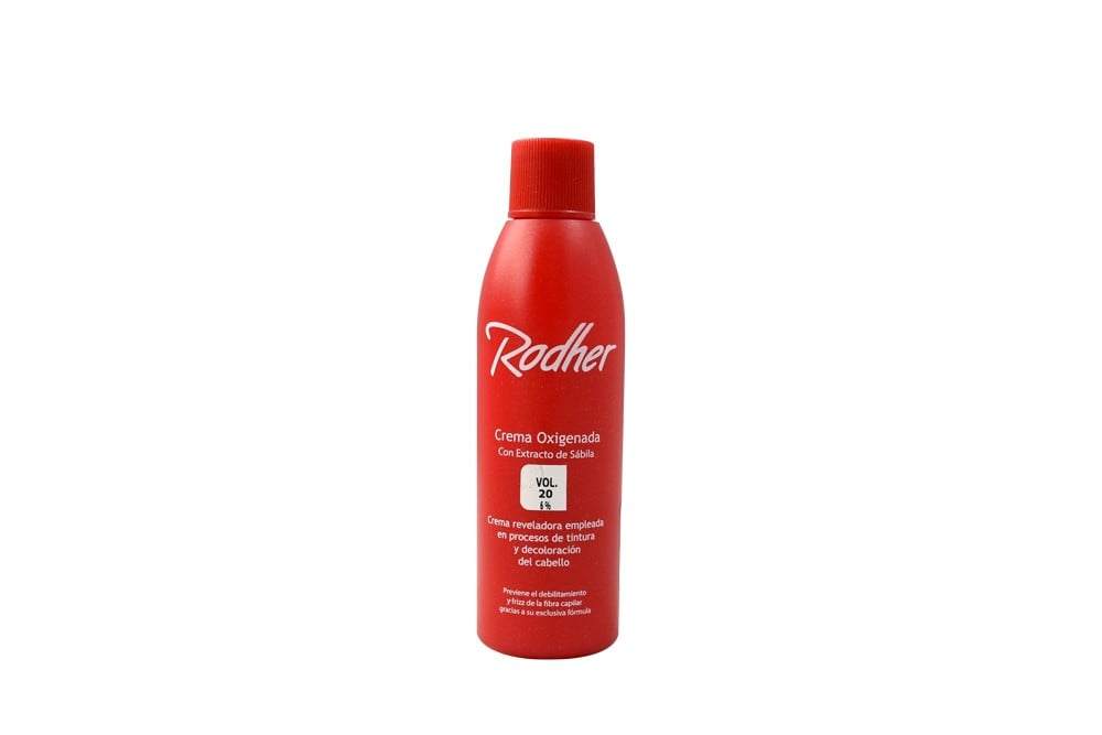 Crema Oxigenada Con Extracto De Sábila Rodher Volumen 20 % Frasco Con 90 mL