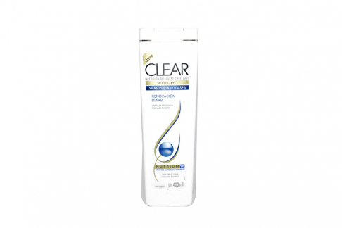 Shampoo Anticaspa Clear Women Renovación Diaria Frasco Con 400 mL