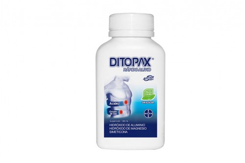 Ditopax Suspensión Frasco Con 180 Ml - Sabor Menta Vanilla