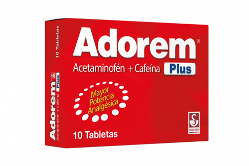 Adorem Plus 500 Mg / 50 Mg Caja Con 10 Tabletas Col