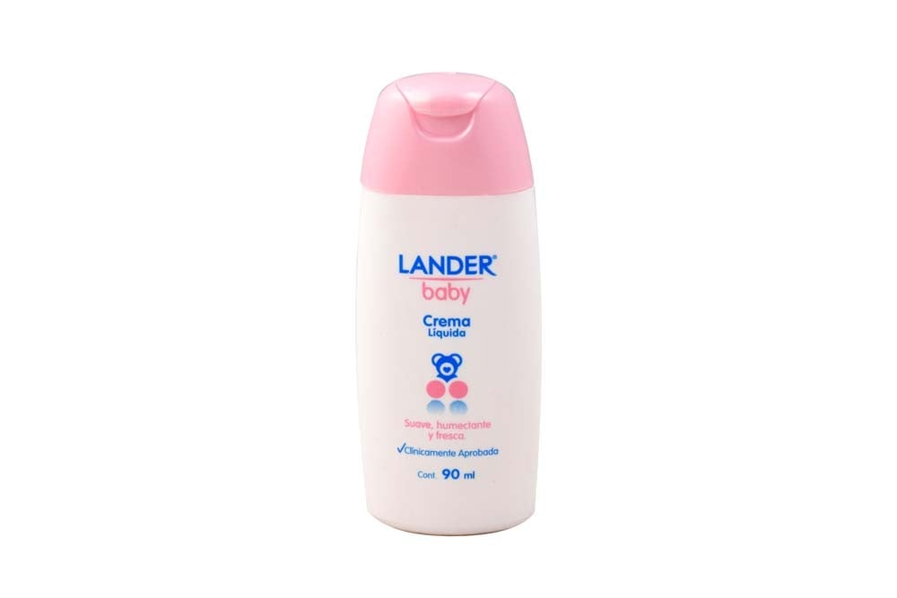 Crema Líquida Lander Baby Frasco Con 90 mL