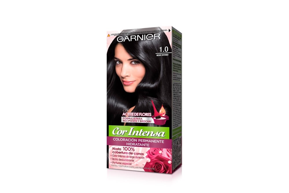 Tinte Nutrisse Garnier Coloración Hidratante 1.0 Negro Intenso Tubo Con 45 g