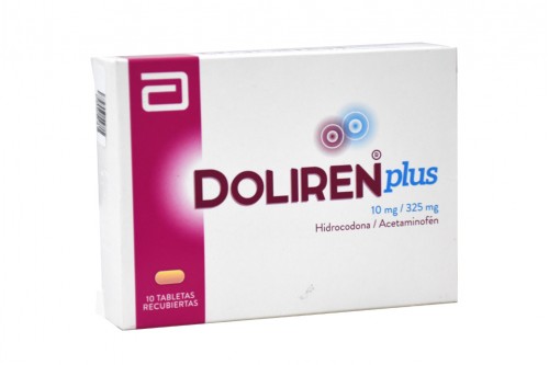 Doliren Plus 10 / 325 Mg Caja Con 10 Tabletas Recubiertas