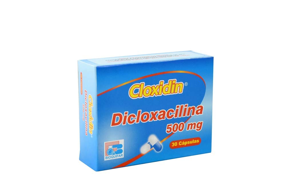 Cloxidin 500 mg Caja Con 30 Cápsulas Rx Rx2