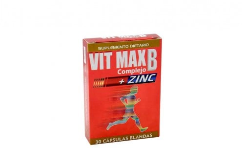 Vit Max Complejo B Caja Con 30 Cápsulas Blandas