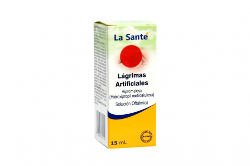LAGRIMAS ARTIFICIALES GOTAS OFTALMICAS X 15 ML - LASANTE