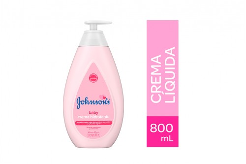 Crema Johnson Baby Original Frasco Con 800 mL