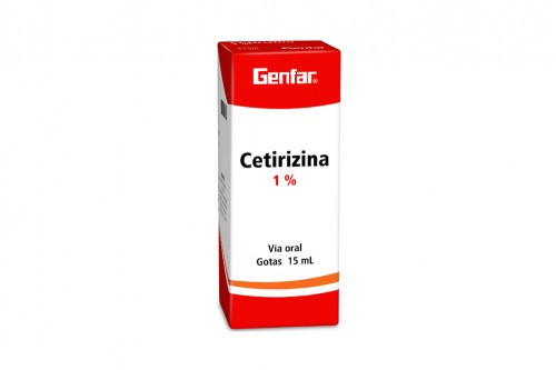 Cetirizina Gotas 1% Genfar Caja Con Frasco Con 15 Ml