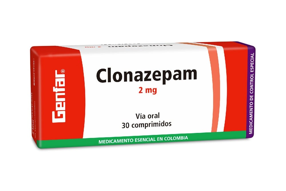 Clonazepam 2 mg Genfar Caja Con 30 Tabletas Rx  Rx6